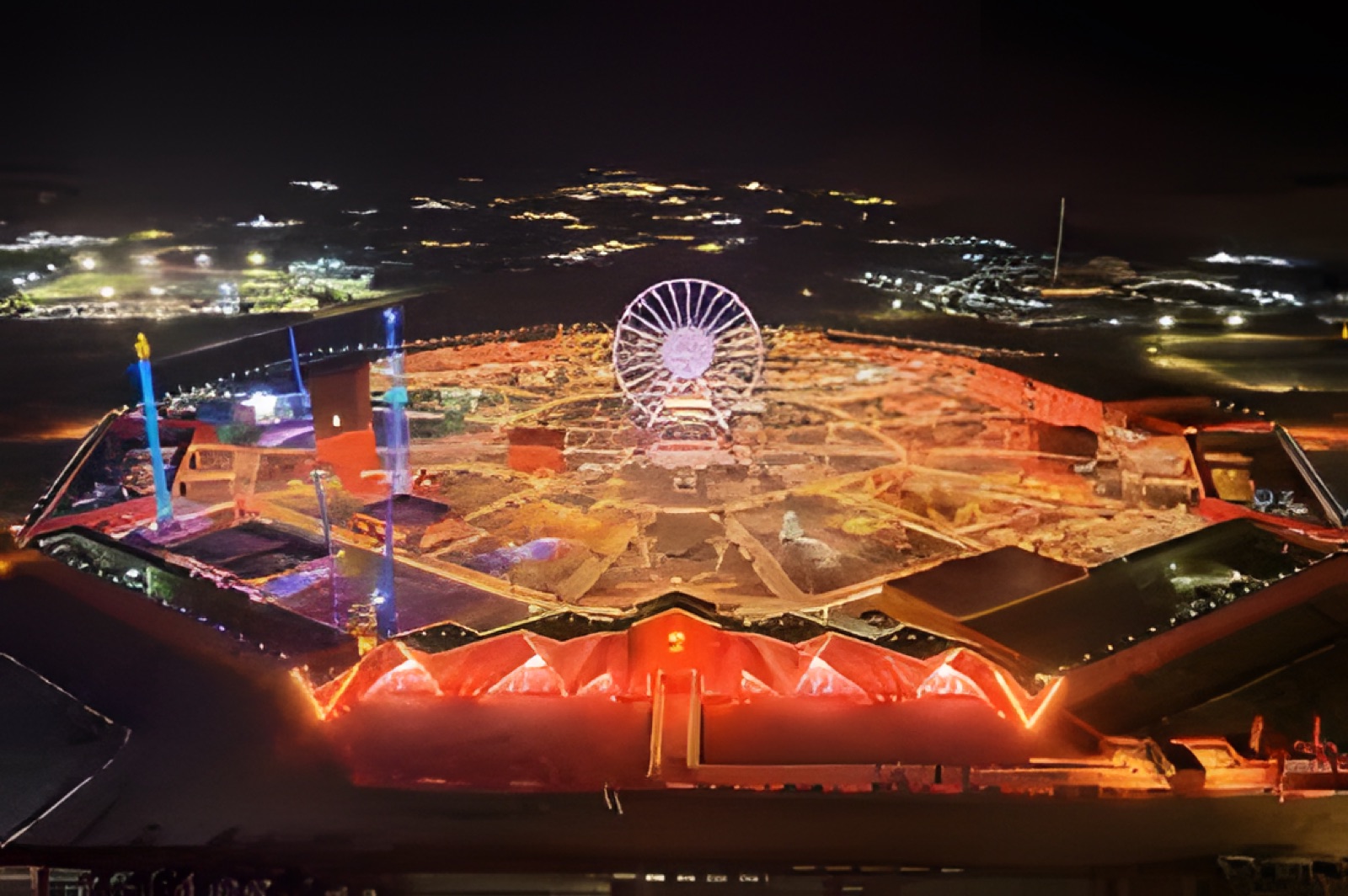 Liwa Village: A festival website people stay on.